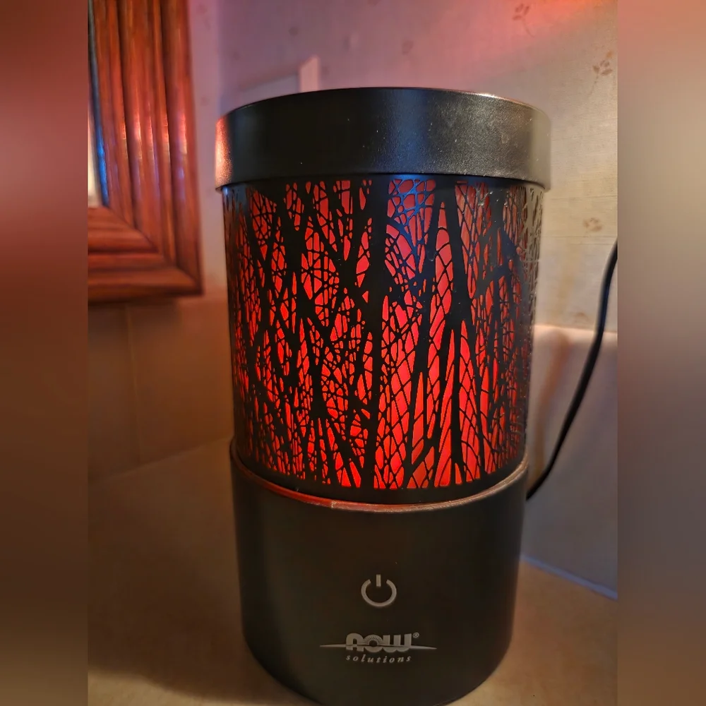 NOW Solutions Color-Changing Essential Oil Diffuser Black Base